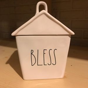 Rae Dunn birdhouse canister New